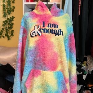 I am Kenough Colorful Tie-Dye Hoodie